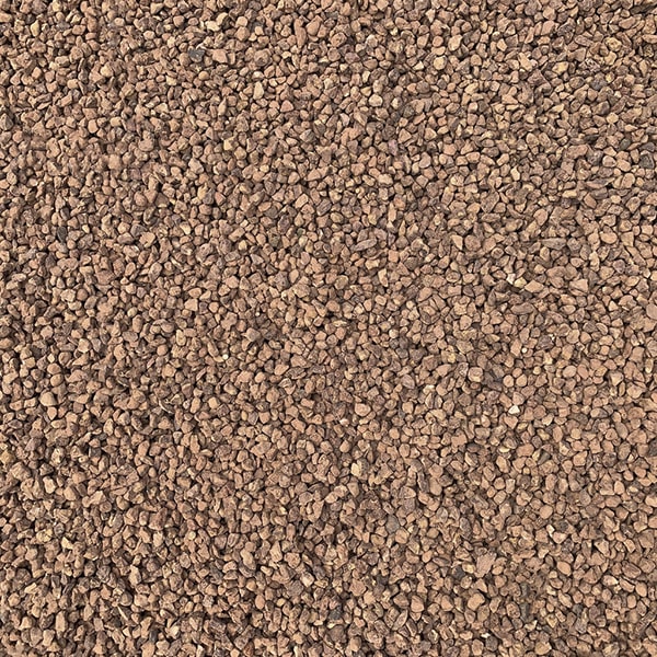 pea gravel is available in a variety of colors including shades of tan, gray, and red